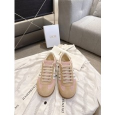 Dior Ribbon 자수 스니커즈 레트로 트레이닝화 001-279032