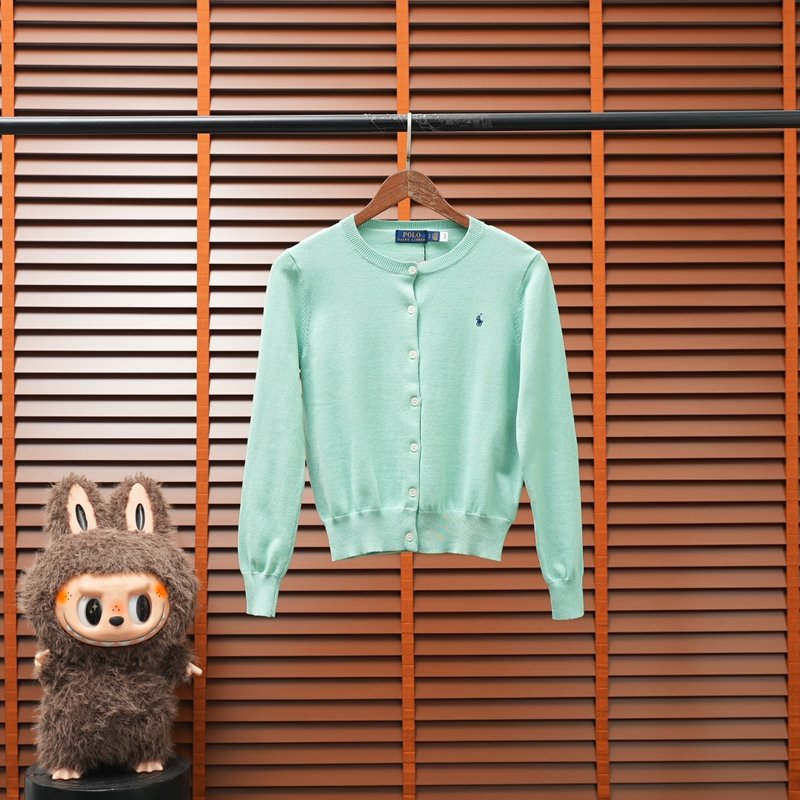 Ralph Lauren 피마면 카라 가디건 긴팔 001-279062