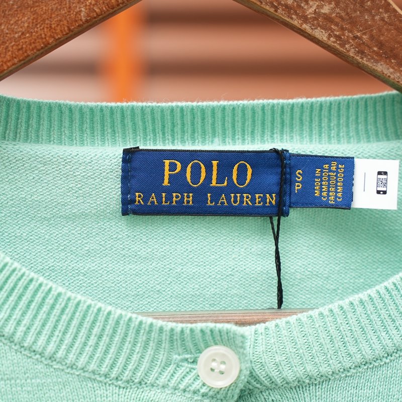Ralph Lauren 피마면 카라 가디건 긴팔 001-279062