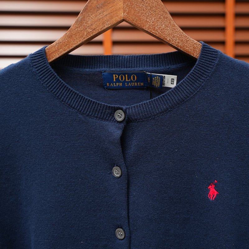 Ralph Lauren 피마코튼 카라 가디건 001-279066