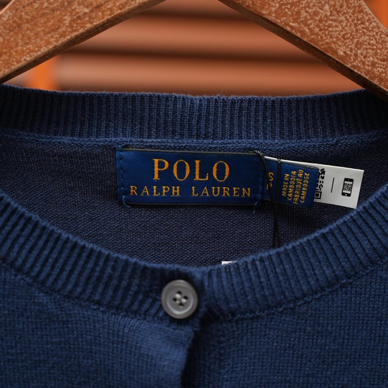 Ralph Lauren 피마코튼 카라 가디건 001-279066