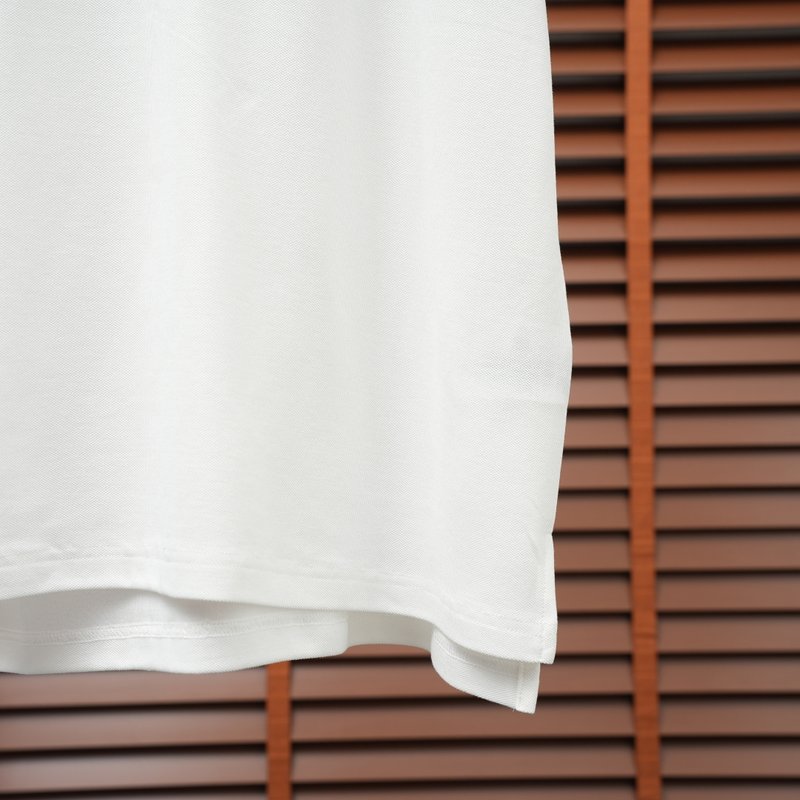 Ralph Lauren 더블 브레스트 폴로 셔츠 화이트 001-279086