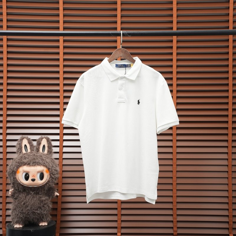 Ralph Lauren 더블 브레스트 폴로 셔츠 화이트 001-279086