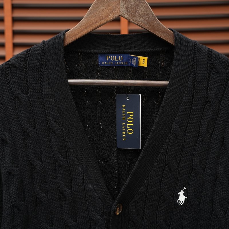 Ralph Lauren V넥 전면 버튼 니트 남성용 001-279116