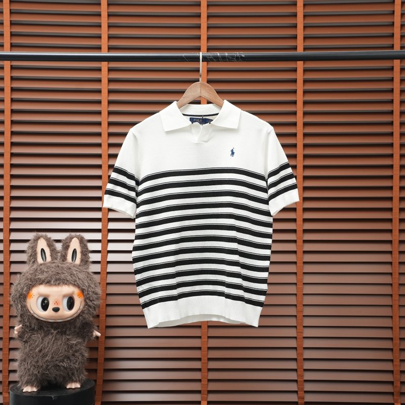 Ralph Lauren V넥 스트라이프 니트 001-279119