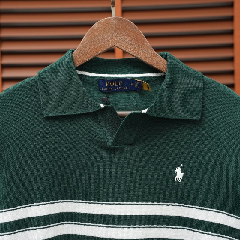 Ralph Lauren V넥 스트라이프 스웨터 001-279121