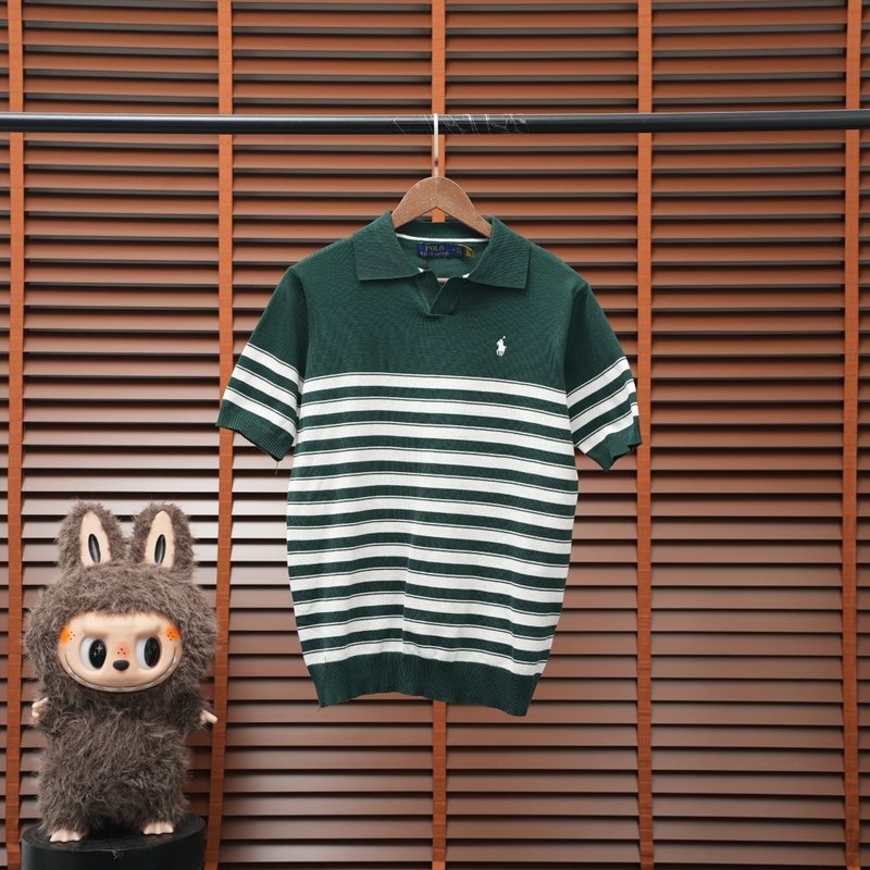 Ralph Lauren V넥 스트라이프 스웨터 001-279121