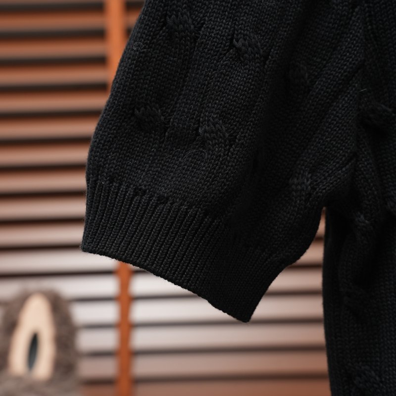 Ralph Lauren V넥 케이블 니트 남성용 001-279122