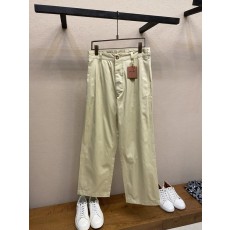 Loro Piana 코튼 트윌 루즈 팬츠 001-279249