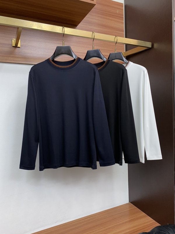 Loro Piana 남성 베이스 레이어 스웨트셔츠 001-279325