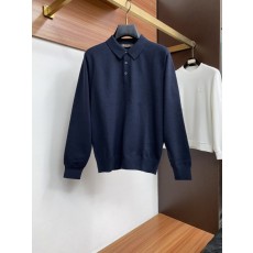로로피아나 남성 라운드넥 울 스웨터 001-279337