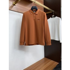 로로피아나 남성 반오픈 긴팔 폴로 셔츠 001-279344