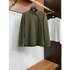 로로피아나 남성 클래식 긴팔 폴로 셔츠 001-279346