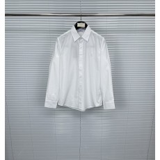 칼라 체크 배색 TB 자수 긴팔 셔츠 001-279398