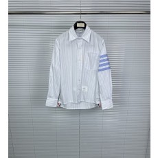 톰브라운 연파란색 스트라이프 긴팔 셔츠 001-279420