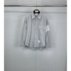 톰브라운 플란넬 대형 포켓 롱슬리브 셔츠 001-279423