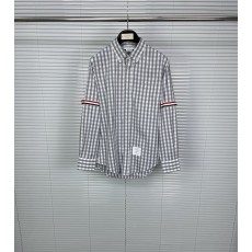 톰브라운 더블 스트라이프 체크 셔츠 001-279424