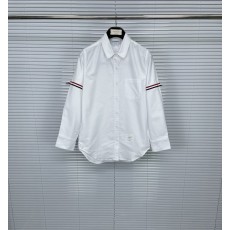 톰브라운 옥스포드 원단 더블 슬리브 라벨 여성 셔츠 001-279459