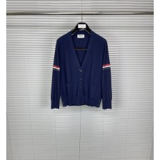 톰브라운 더블 슬리브 스트라이프 V넥 가디건 001-279515