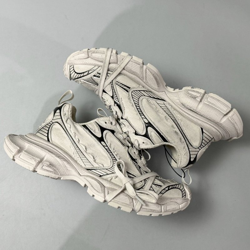 발렌시아가 3XL 아빠 신발 흰색 빈티지 001-279690