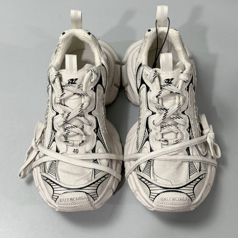 발렌시아가 3XL 아빠 신발 흰색 빈티지 001-279690