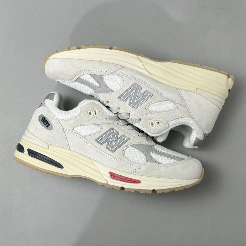 New Balance 로우탑 러닝화 남성용 그레이/화이 001-279843