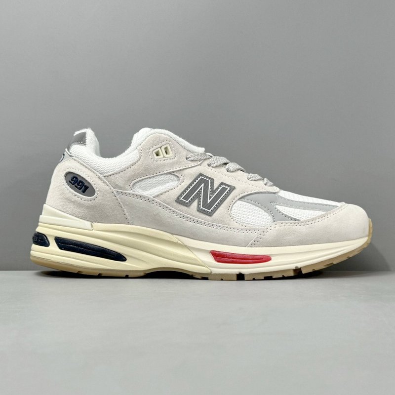 New Balance 로우탑 러닝화 남성용 그레이/화이 001-279843