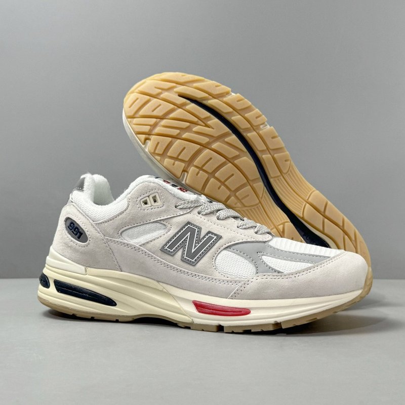 New Balance 로우탑 러닝화 남성용 그레이/화이 001-279843