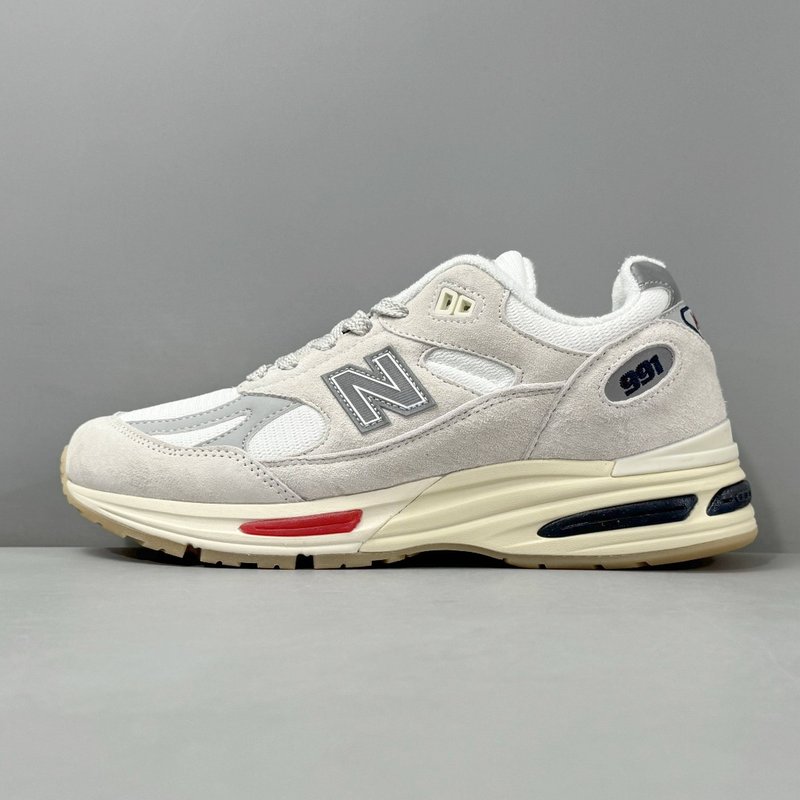 New Balance 로우탑 러닝화 남성용 그레이/화이 001-279843