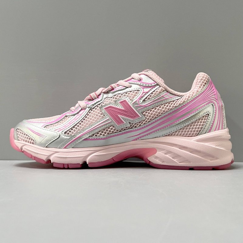 New Balance 여성용 핑크색 캐주얼 러닝화 001-279885
