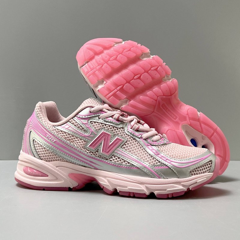 New Balance 여성용 핑크색 캐주얼 러닝화 001-279885