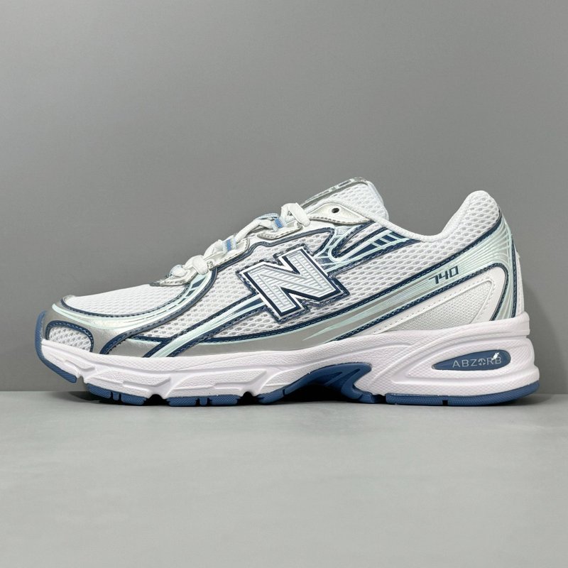 뉴발란스 NB740 로우탑 러닝화 화이트블루 001-279890