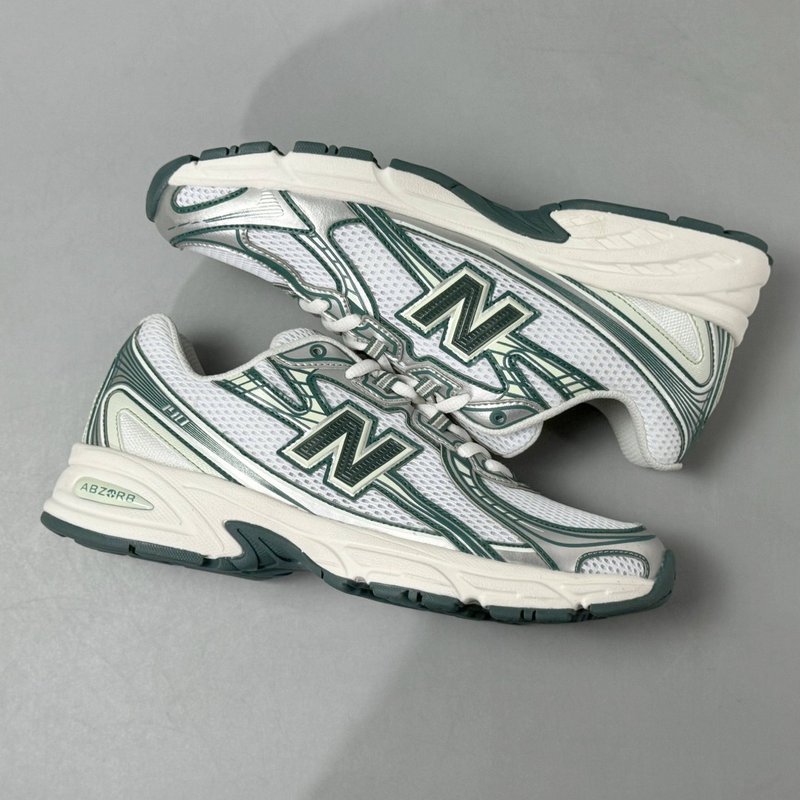 New Balance 740 화이트그린 러닝화 001-279891