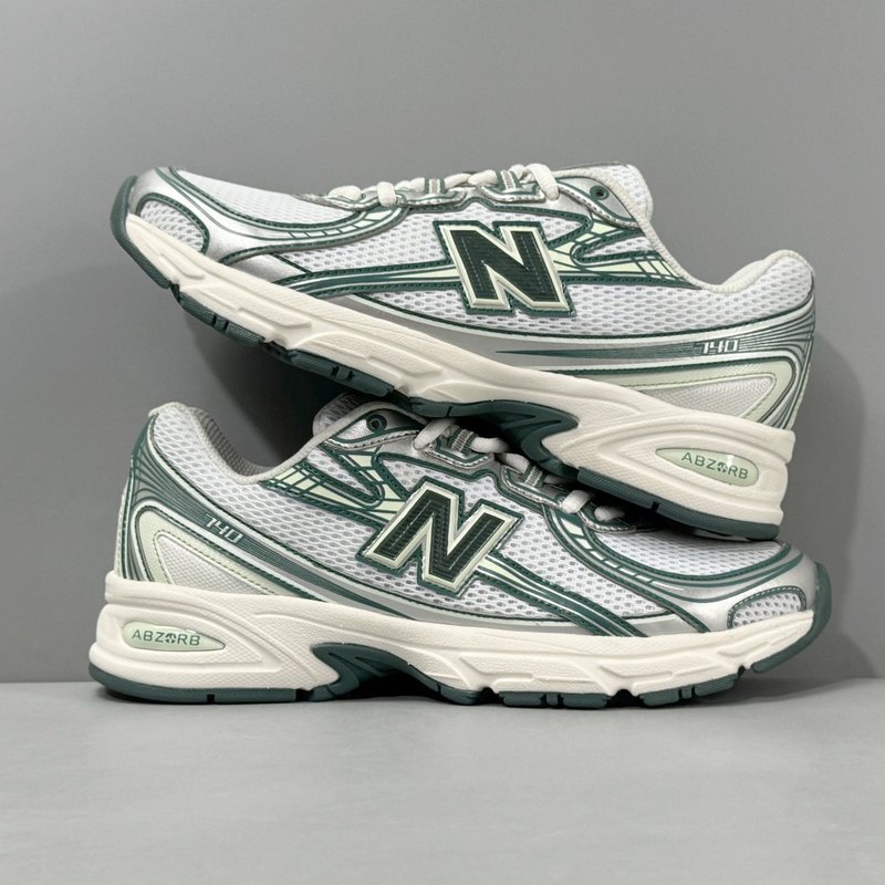 New Balance 740 화이트그린 러닝화 001-279891