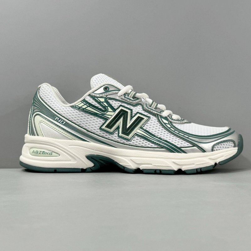 New Balance 740 화이트그린 러닝화 001-279891