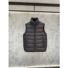 프라다 자카드 나일론 다운 점퍼 001-279943