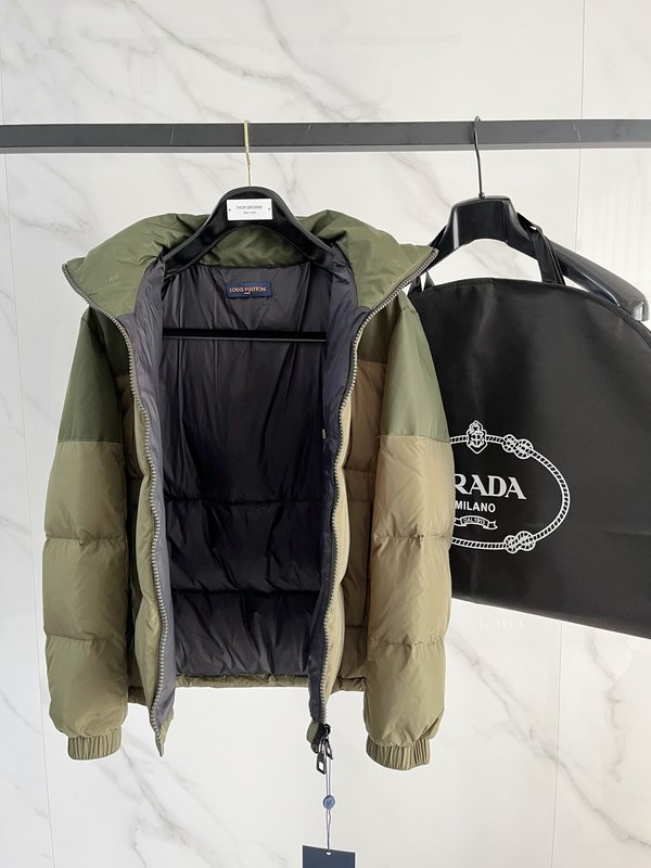 LV 블랙 테크 필름 다운 자켓 001-279979