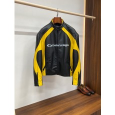 발렌시아가 레이싱 오토바이 가죽 자켓 001-280092
