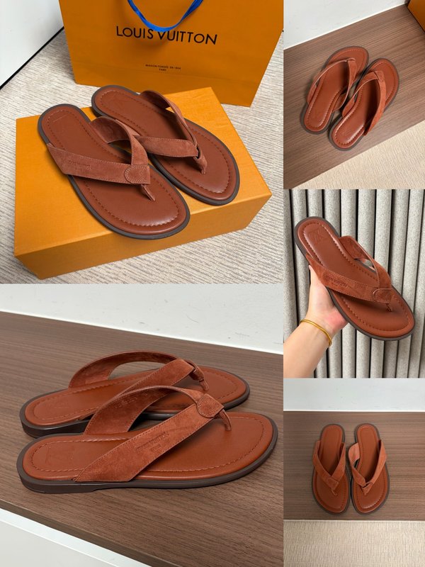 루이비통 남성 슬리퍼 엠보싱 001-280513