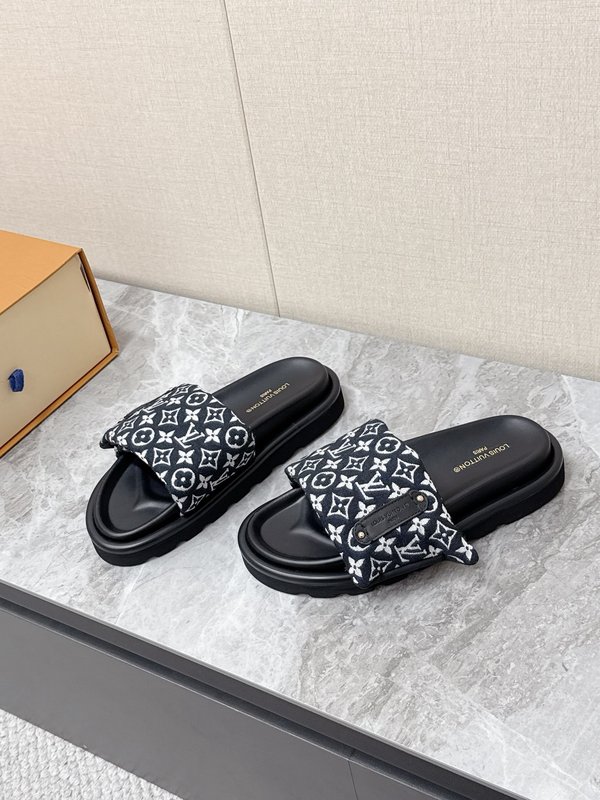 LV 커플 데님 슬리퍼 001-280517