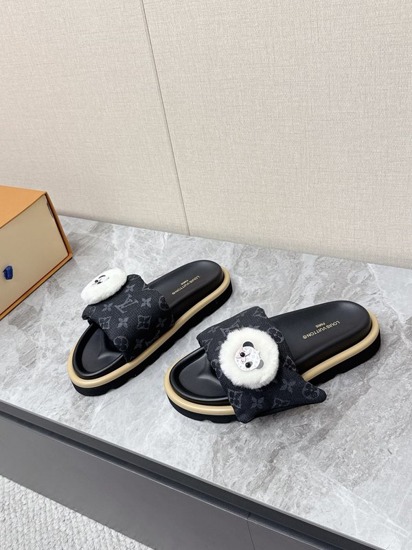 LV 신상 커플 데님 슬리퍼 001-280523