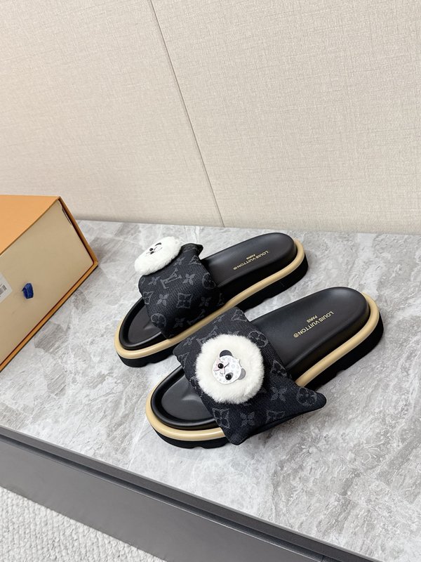 LV 신상 커플 데님 슬리퍼 001-280523