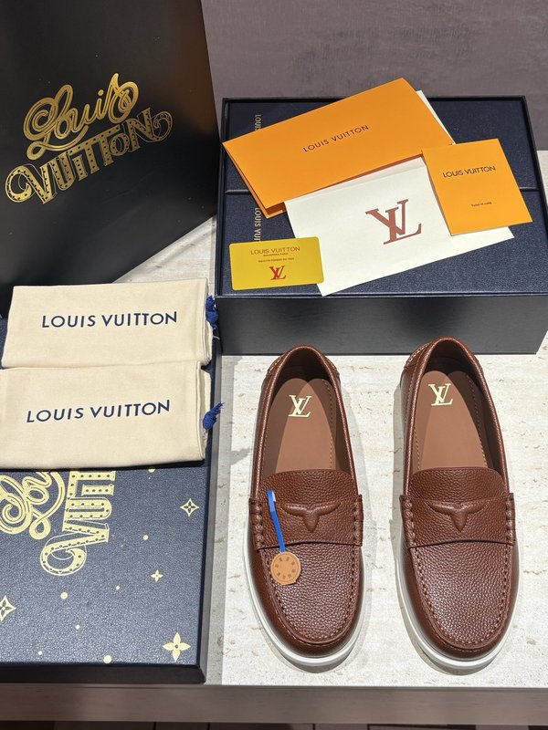 LV 로퍼 스웨이드 송아지가죽 001-280555
