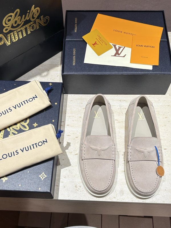 LV 스웨이드 로퍼 001-280556