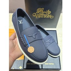 LV 스웨이드 송아지 가죽 로퍼 001-280611