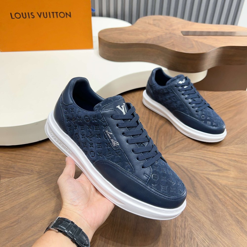 LV 트레이너 스니커즈 블루 화이트 001-280707