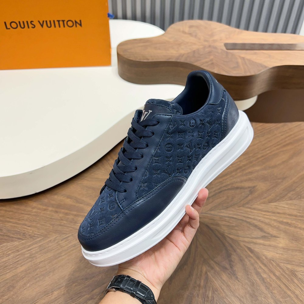 LV 트레이너 스니커즈 블루 화이트 001-280707