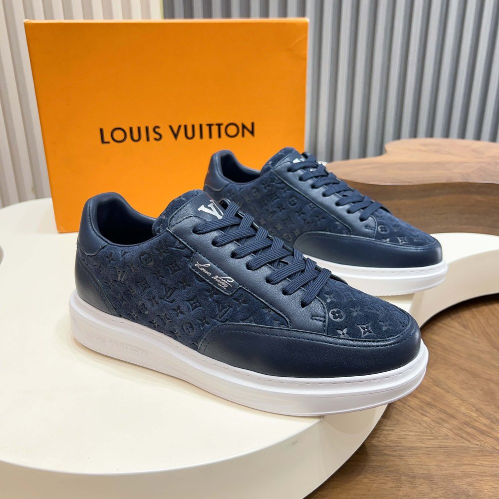 LV 트레이너 스니커즈 블루 화이트 001-280707