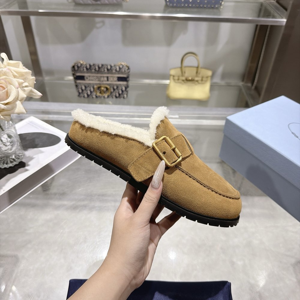 프라다 양모 보켄 슬리퍼 001-281027