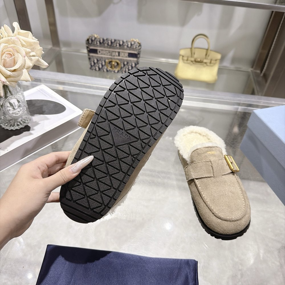프라다 양모 보켄 슬리퍼 001-281028